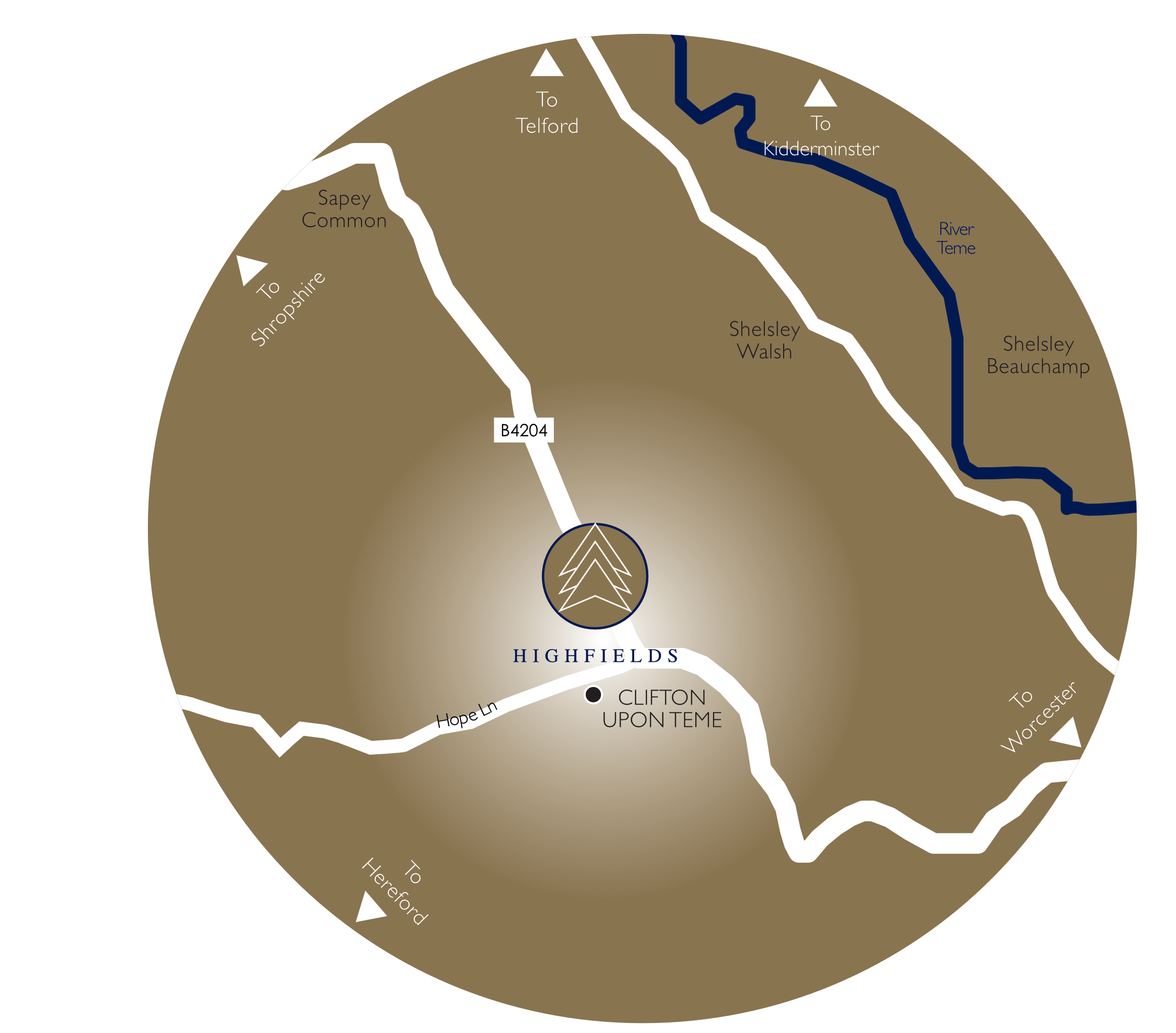 Highfields map